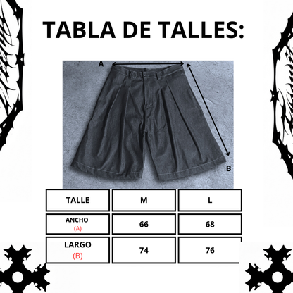 New Drop " Barroco " ! Bermuda Raw Denim con pinsas Japonesas